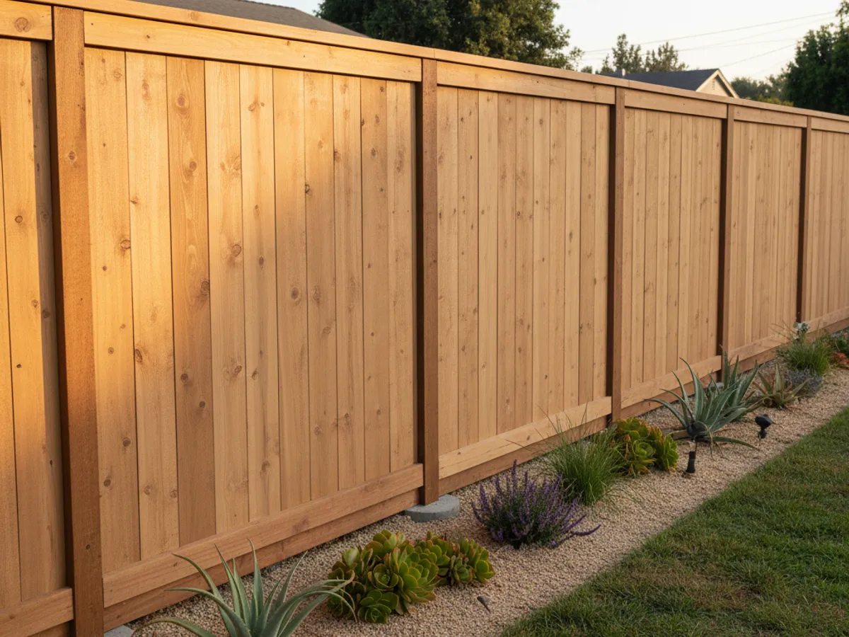 Privacy Fence detail work by a licensed fence contractor in Boulevard, CA